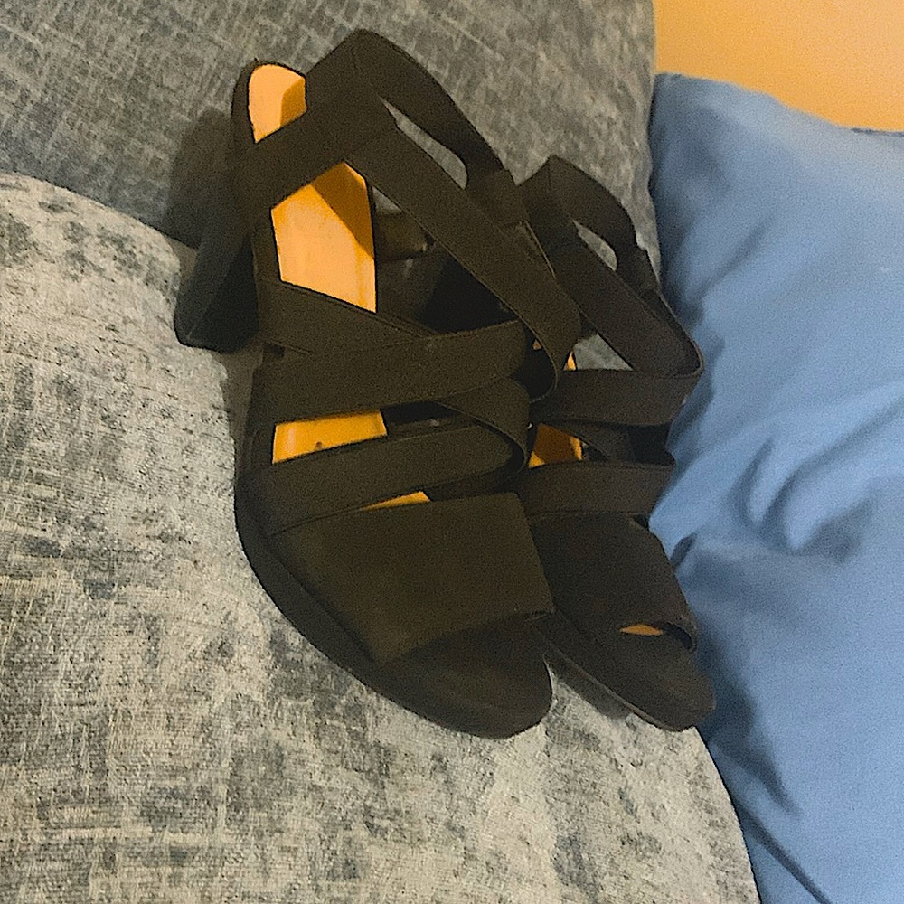 black heels